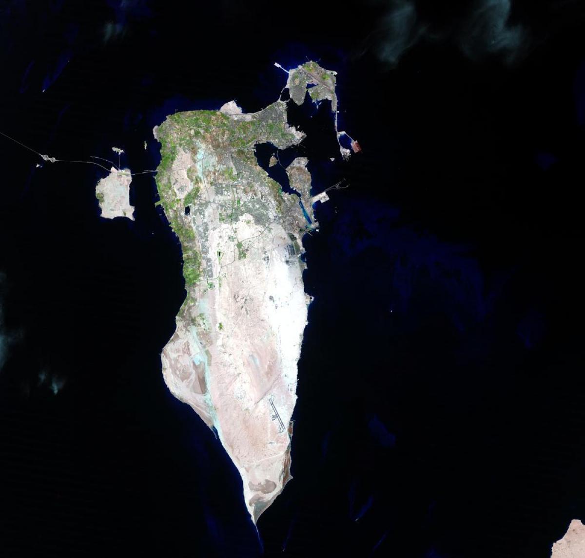 карта спутниковая Бахрейн 
