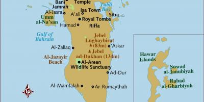 Аль-Бахрейн карте