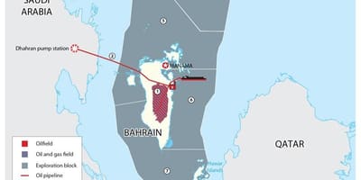 Карта Бахрейна блоков