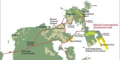 Карта Бахрейна 2030