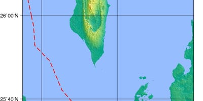 Карта Бахрейна физической